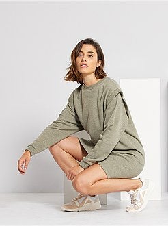 Korte sweatjurk - Kiabi