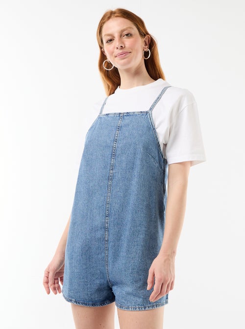 Korte tuinbroek jumpsuit - Kiabi
