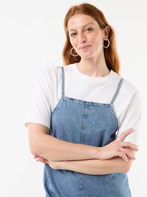 Korte tuinbroek jumpsuit - Kiabi