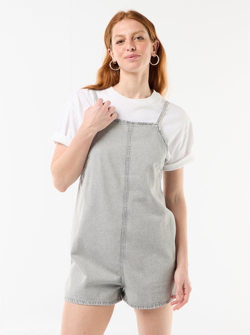 Korte tuinbroek jumpsuit - Kiabi