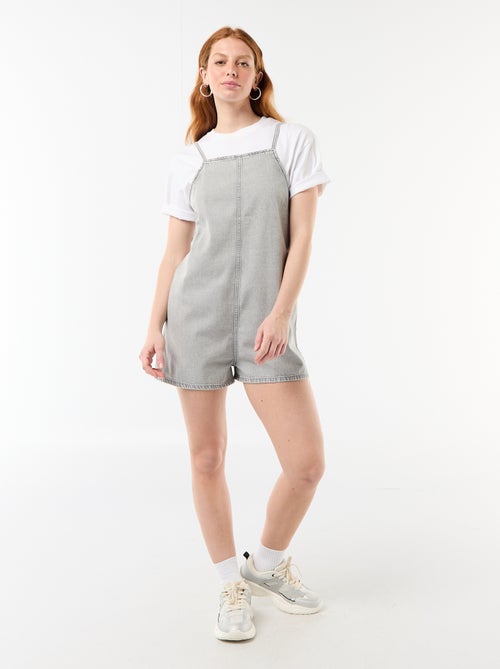 Korte tuinbroek jumpsuit - Kiabi