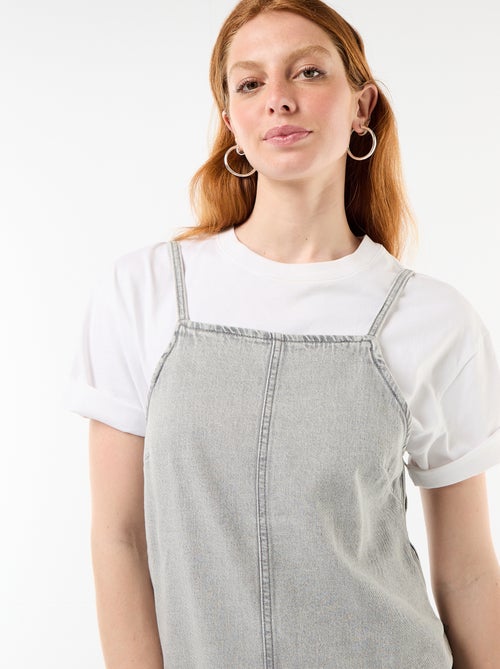 Korte tuinbroek jumpsuit - Kiabi