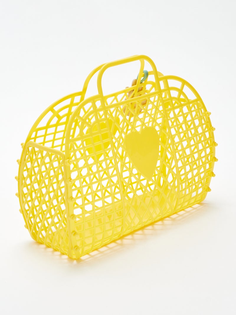 Kunststoffen fruitmand GEEL - Kiabi