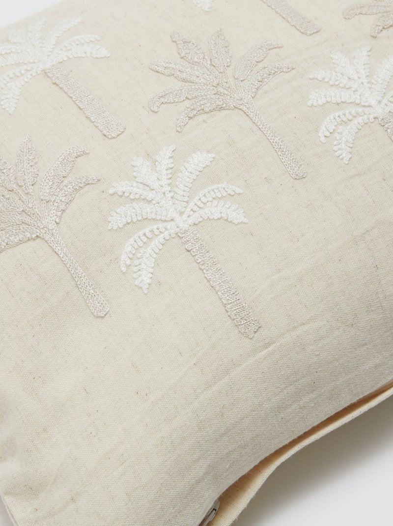 Kussenhoes (30x50 cm) van linnenmix - Kiabi Home BIEGE - Kiabi