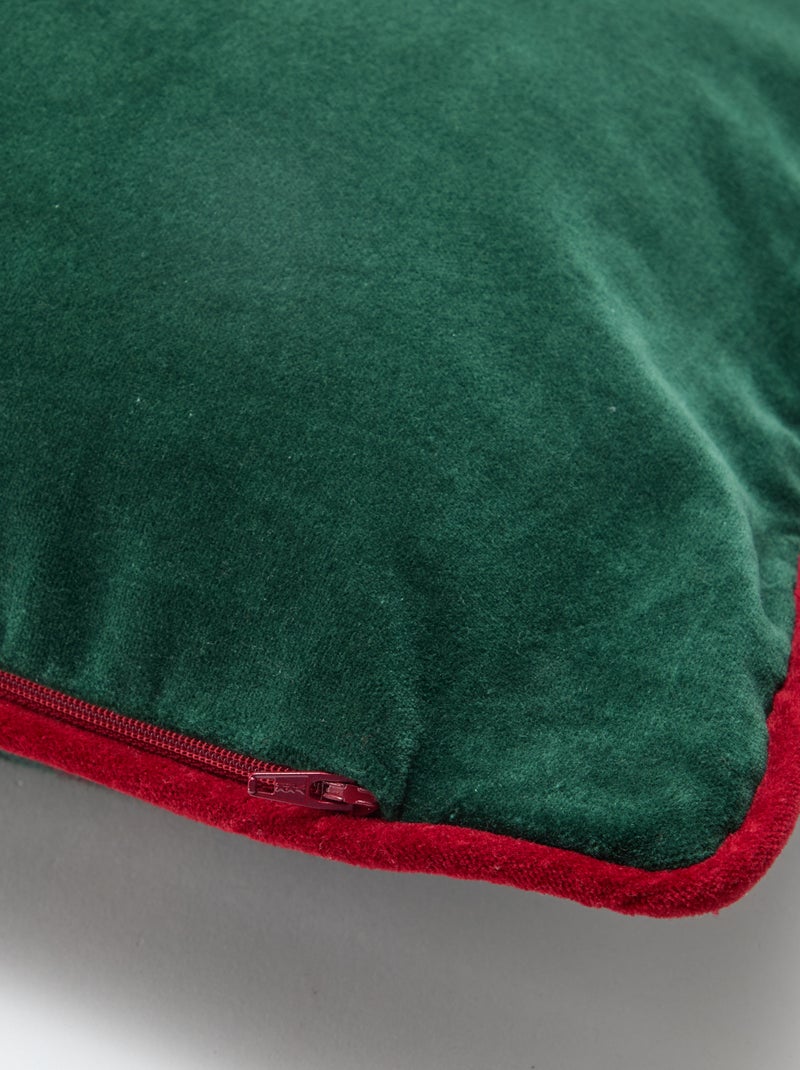 Kussenhoes 'Kiabi & Catherine Painvin' omkeerbaar katoen Blauw - Kiabi