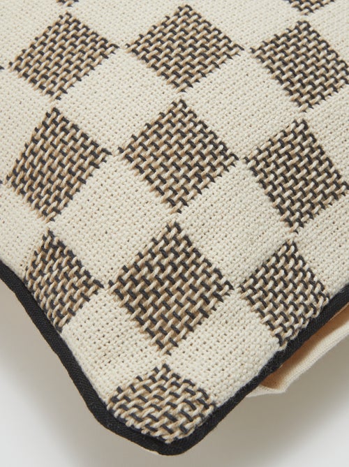 Kussenhoes met dambordmotief - Kiabi Home - Kiabi Kussenhoes met dambordmotief - Kiabi Home - Kiabi