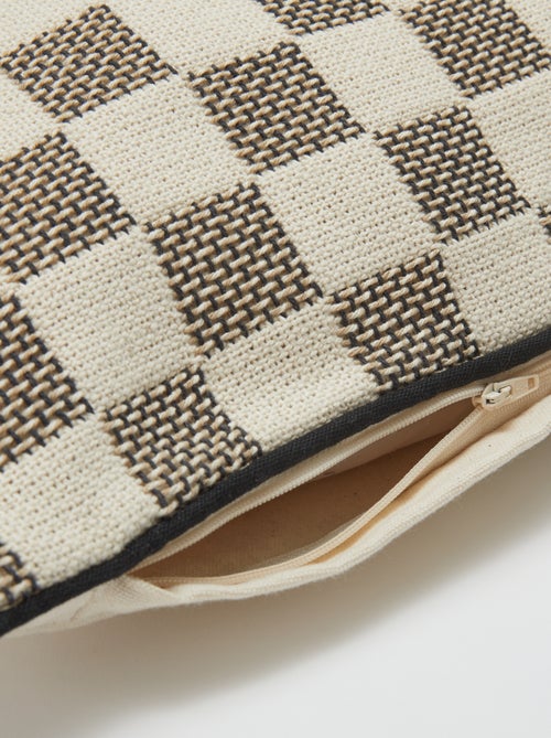 Kussenhoes met dambordmotief - Kiabi Home - Kiabi Kussenhoes met dambordmotief - Kiabi Home - Kiabi