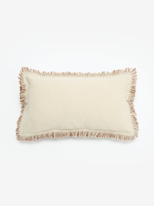 Kussenhoes met franjes 30 x 50 cm - Kiabi Kussenhoes met franjes 30 x 50 cm - Kiabi