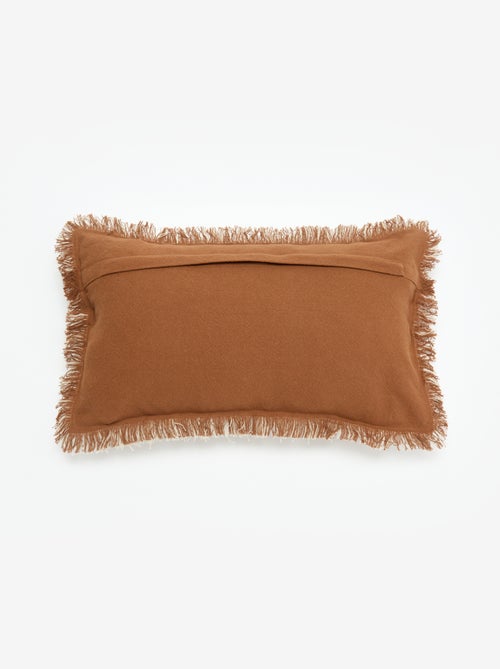 Kussenhoes met franjes 30 x 50 cm - Kiabi Kussenhoes met franjes 30 x 50 cm - Kiabi
