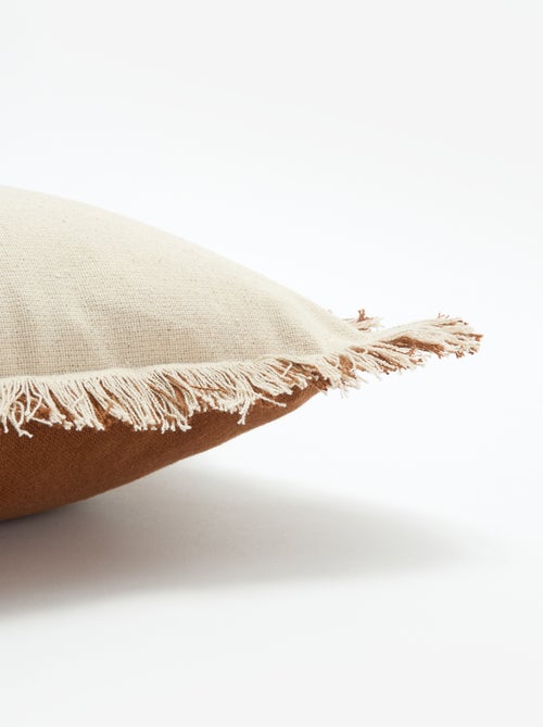 Kussenhoes met franjes 30 x 50 cm - Kiabi Kussenhoes met franjes 30 x 50 cm - Kiabi