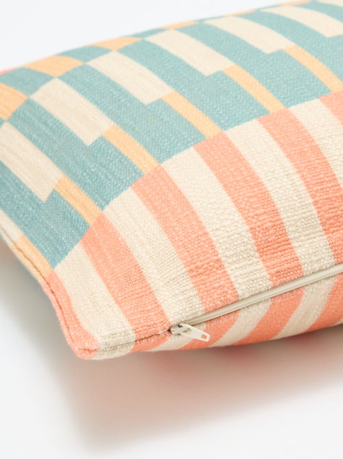 Kussenhoes met geometrische motieven - Kiabi
