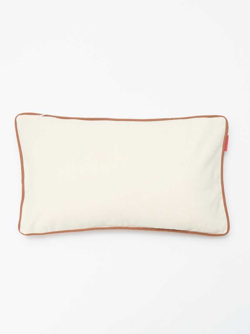 Kussenhoes met luipaardprint Agathe Sorlet x Kiabi - 30 x 50 cm Wit - Kiabi