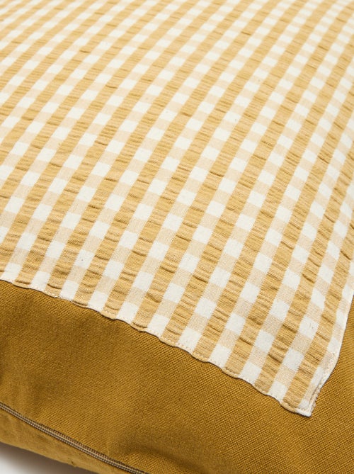 Kussenhoes met vichyruit (45x45 cm) - Kiabi Home - Kiabi Kussenhoes met vichyruit (45x45 cm) - Kiabi Home - Kiabi