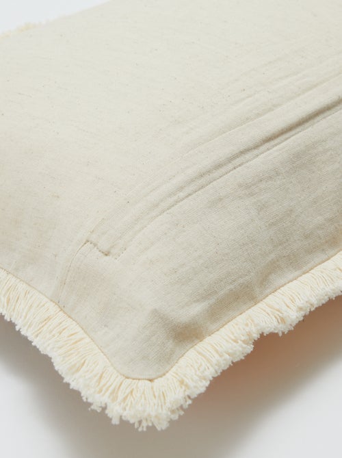 Kussenhoes van gemengd linnen (50x30 cm) - Kiabi Home - Kiabi