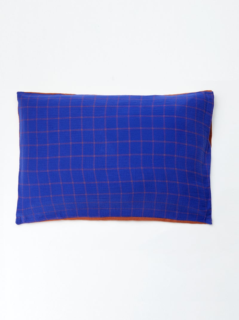 Kussensloop (50 x 70 cm) - Kiabi Home BLAUW - Kiabi