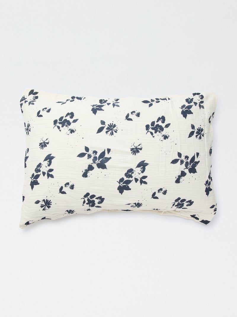 Kussensloop (50 x 70 cm) - Kiabi Home Blauw - Kiabi