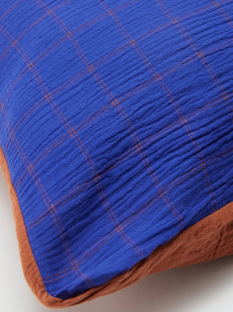 Kussensloop 63 x 63 cm - Kiabi Home BLAUW - Kiabi