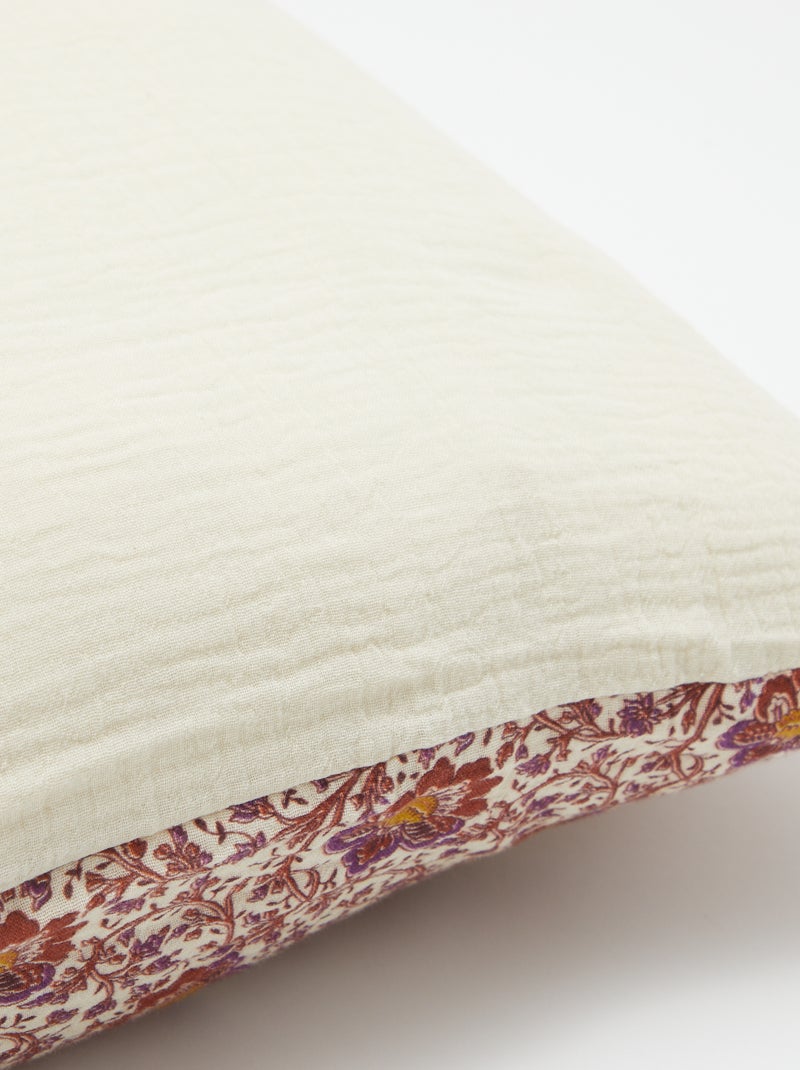 Kussensloop 63 x 63 cm - Kiabi Home WIT - Kiabi