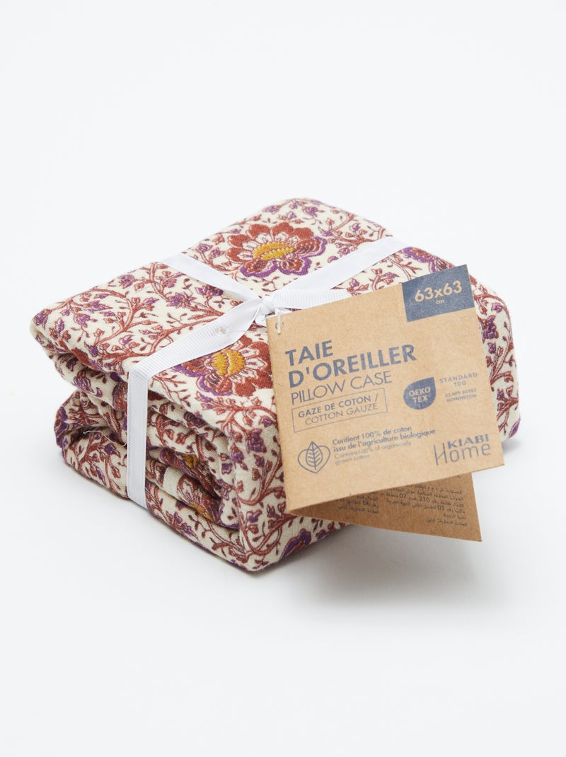 Kussensloop 63 x 63 cm - Kiabi Home WIT - Kiabi