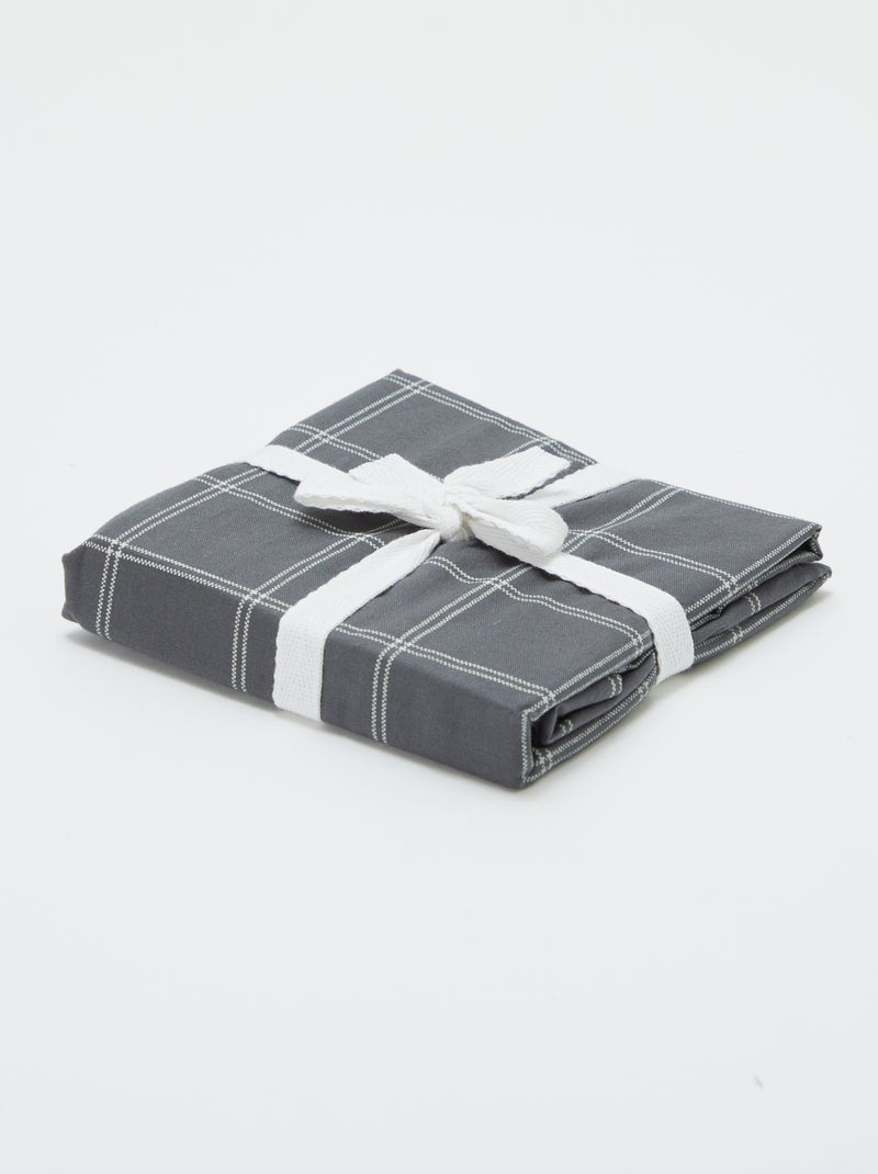 Kussensloop met print (60 x 60 cm) - Kiabi Home GRIJS - Kiabi