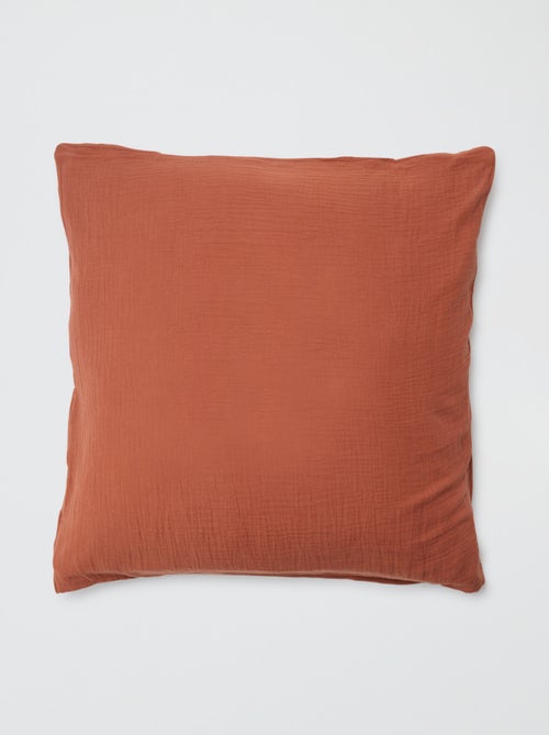 Kussensloop van katoengaas 50 x 70 of 63 x 63 cm - Kiabi Home - Kiabi Kussensloop van katoengaas 50 x 70 of 63 x 63 cm - Kiabi Home - Kiabi