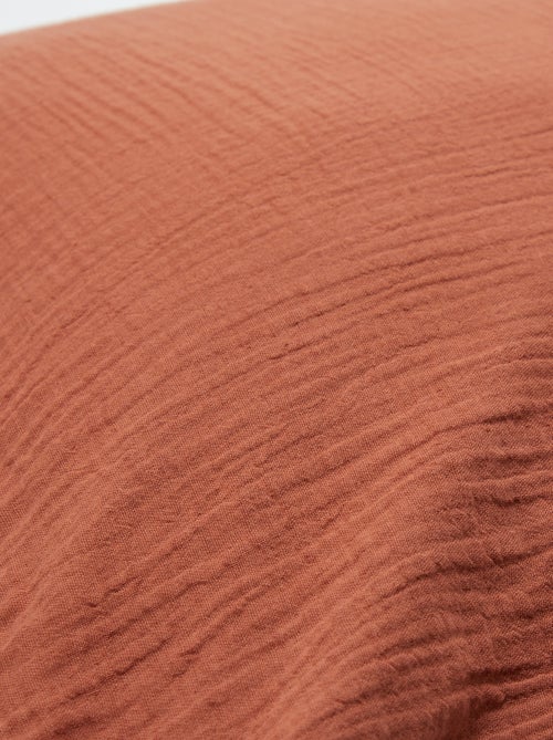 Kussensloop van katoengaas 50 x 70 of 63 x 63 cm - Kiabi Home - Kiabi Kussensloop van katoengaas 50 x 70 of 63 x 63 cm - Kiabi Home - Kiabi