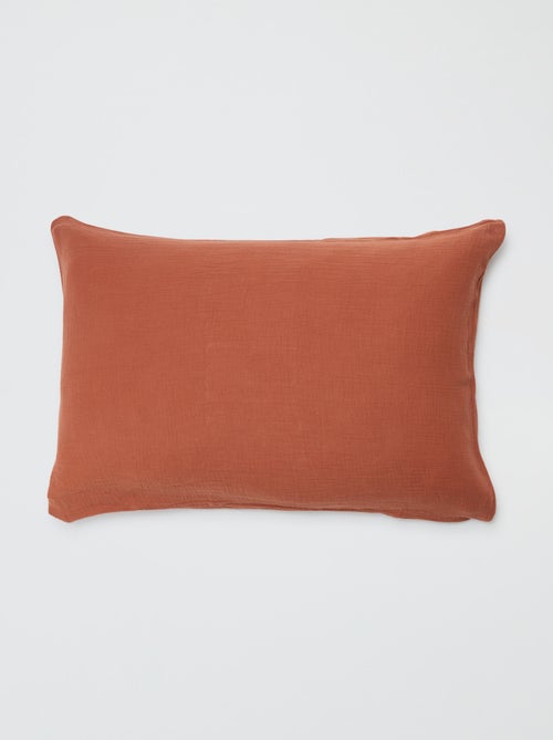 Kussensloop van katoengaas 50 x 70 of 63 x 63 cm - Kiabi Home - Kiabi Kussensloop van katoengaas 50 x 70 of 63 x 63 cm - Kiabi Home - Kiabi