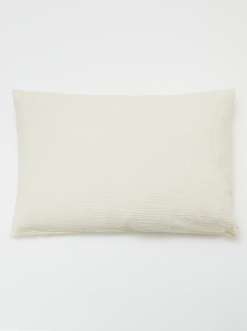 Kussensloop van zachte, luchtige katoen 50 x 70 of 63 x 63 cm - Kiabi Home - Kiabi