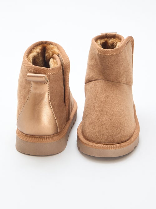 Laarzen van nubuck in Zweedse stijl - Kiabi