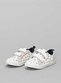Schoenen - Lage bedrukte sneakers met klittenband - Kiabi