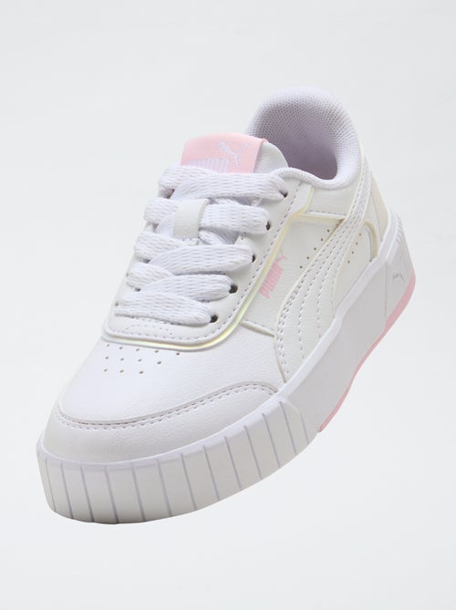 Lage effen sneakers in imitatieleer PUMA - Kiabi