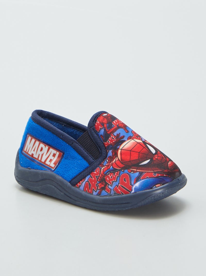 Lage pantoffels 'Spider-Man' BLAUW - Kiabi