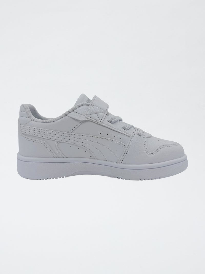 Lage 'PUMA' sneakers met klittenband en veters Wit - Kiabi