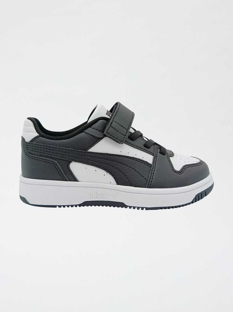 Lage 'PUMA' sneakers met klittenband Zwart - Kiabi