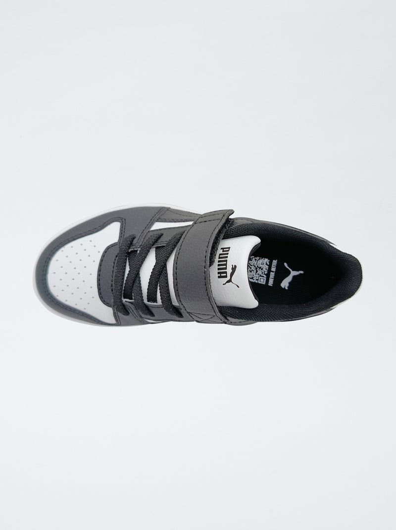 Lage 'PUMA' sneakers met klittenband Zwart - Kiabi