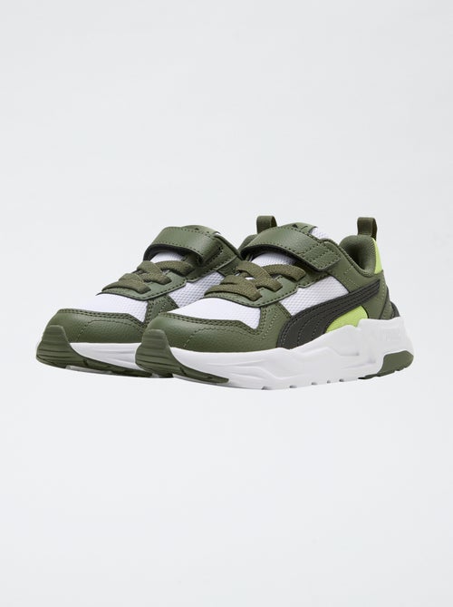 Lage 'PUMA' sneakers met klittenbandsluiting en veters - Kiabi