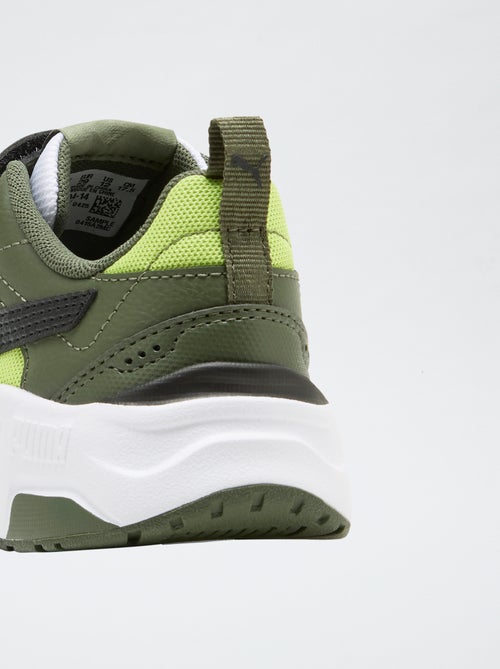 Lage 'PUMA' sneakers met klittenbandsluiting en veters - Kiabi