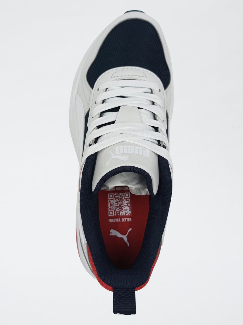 Lage PUMA sneakers met veters Blauw - Kiabi