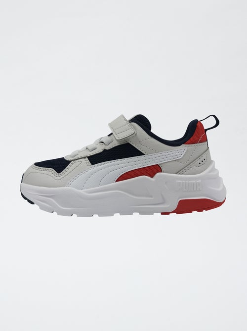 Lage 'PUMA' sneakers met veters en klittenband - Kiabi Lage 'PUMA' sneakers met veters en klittenband - Kiabi