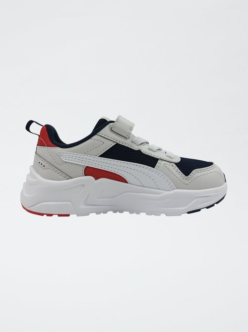 Lage 'PUMA' sneakers met veters en klittenband - Kiabi Lage 'PUMA' sneakers met veters en klittenband - Kiabi