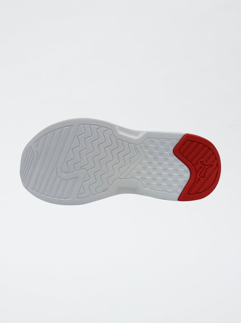 Lage 'PUMA' sneakers met veters en klittenband Blauw - Kiabi