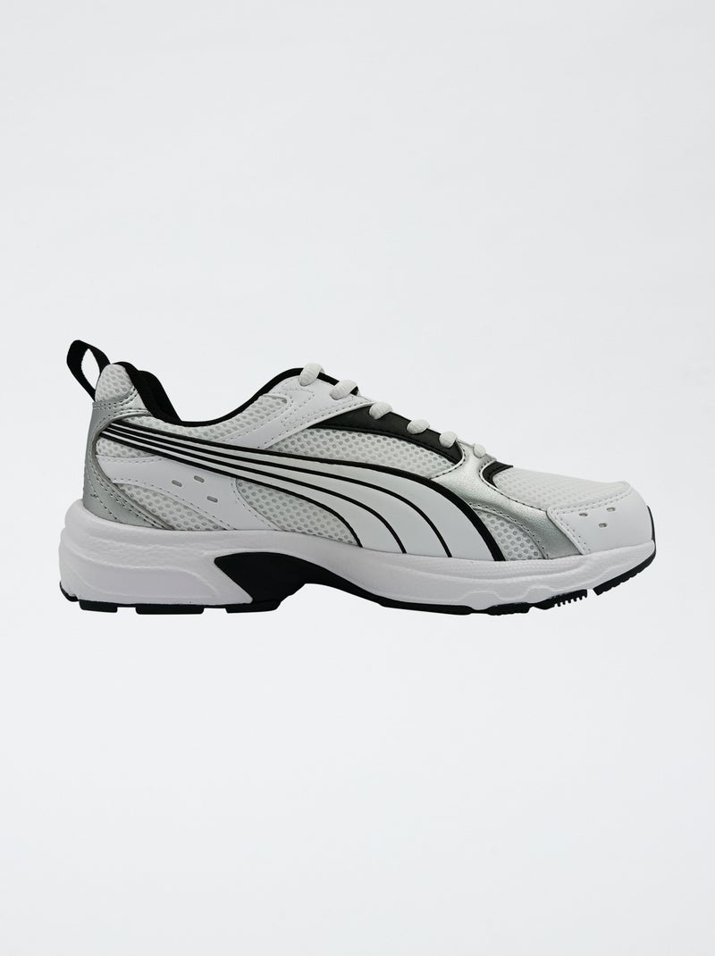 Lage 'PUMA' sneakers met veters Wit - Kiabi