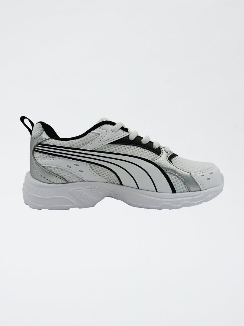 Lage 'PUMA' sneakers met veters Wit - Kiabi