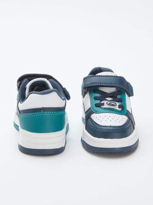 Lage sneaker met klittenband - Kiabi