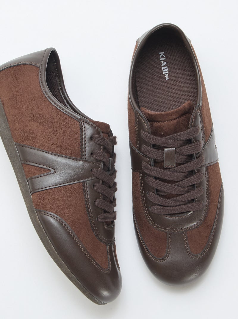 Lage sneakers Bruin - Kiabi