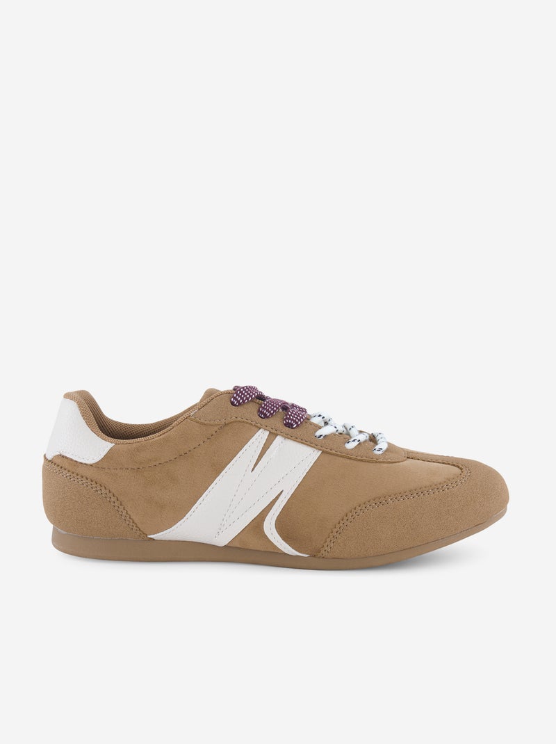 Lage sneakers Bruin - Kiabi