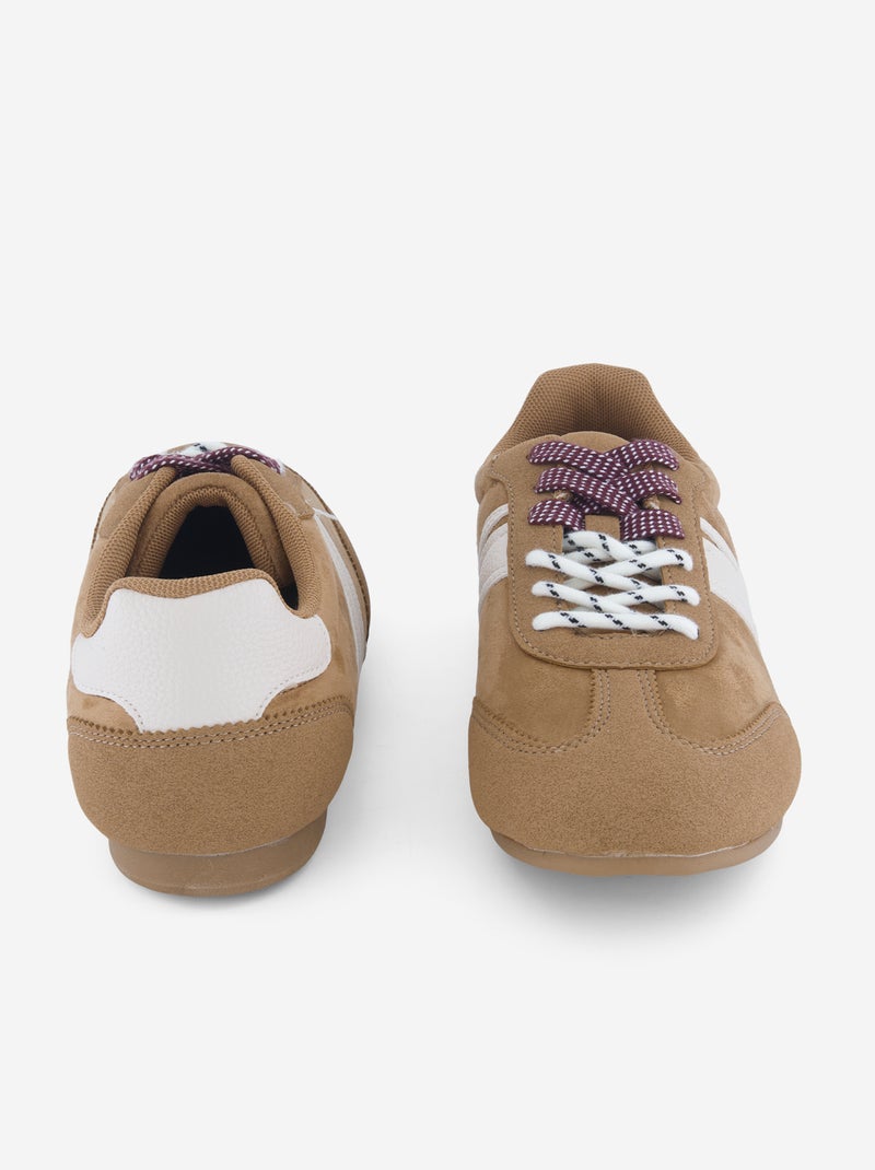 Lage sneakers Bruin - Kiabi