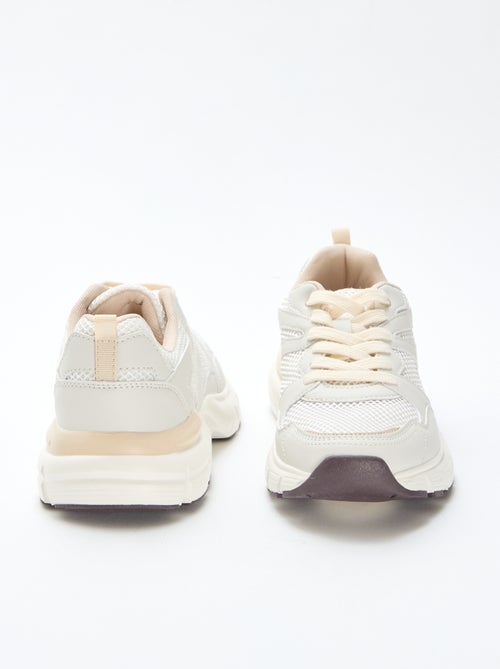 Lage sneakers in hardloopstijl - Kiabi