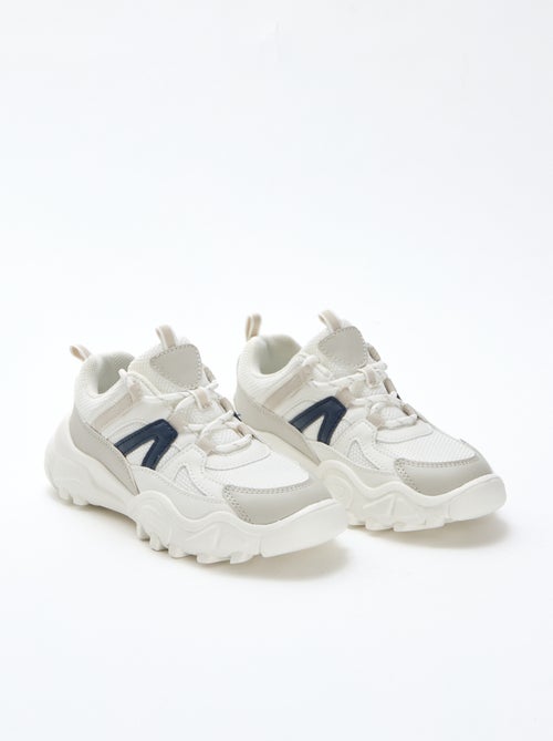 Lage sneakers in hardloopstijl - Kiabi