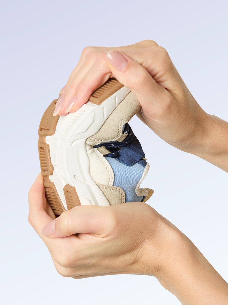 Lage sneakers 'Kitchoun' Blauw - Kiabi